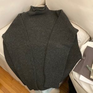 Grey wool sweater